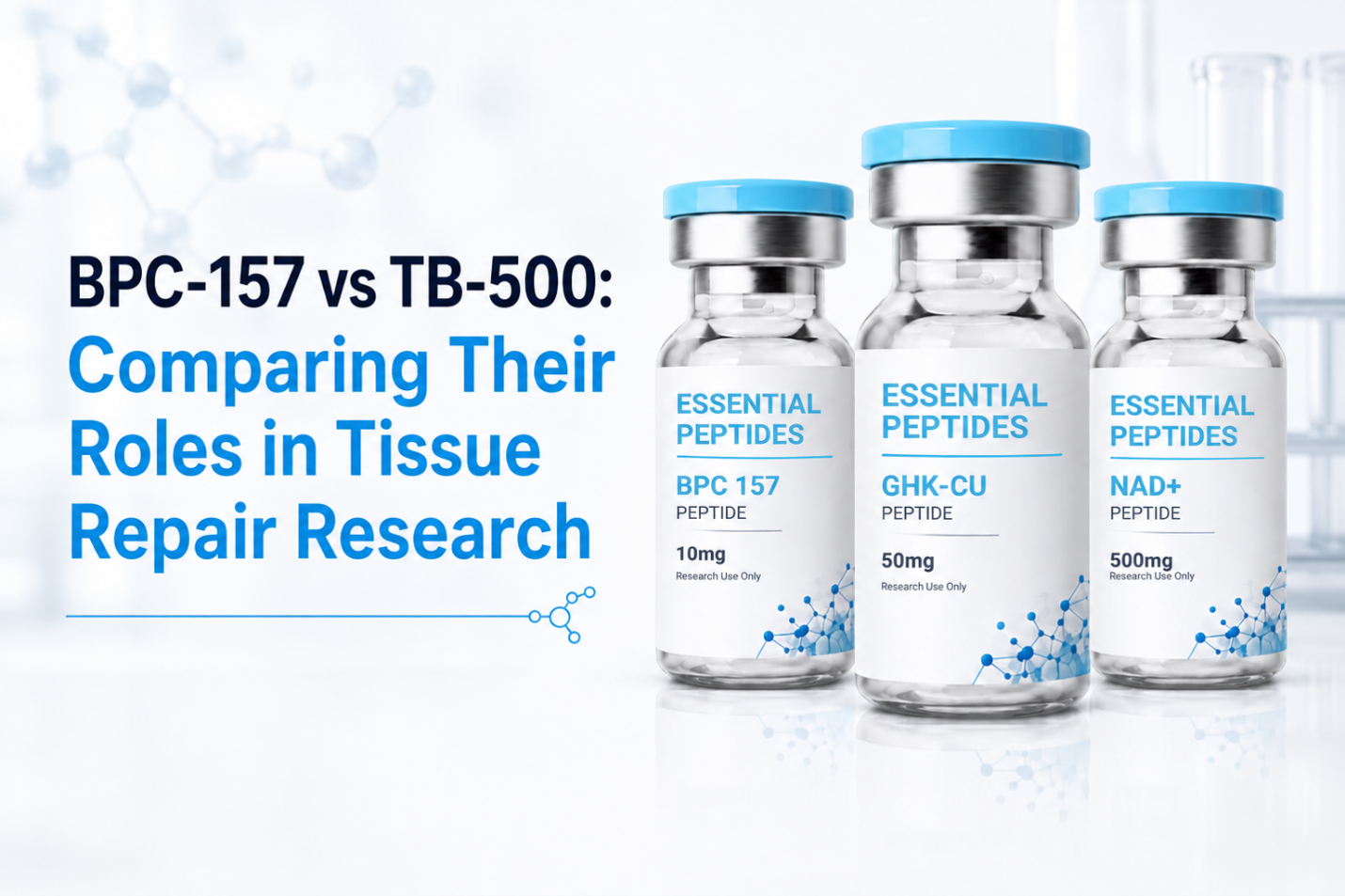 BPC-157 vs TB-500: Comparing Their Roles in Tissue Repair Research