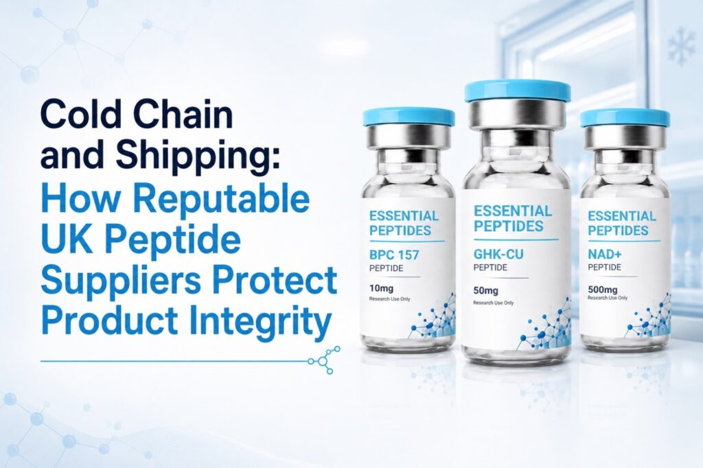 Cold Chain and Shipping: How Reputable UK Peptide Suppliers Protect Product Integrity